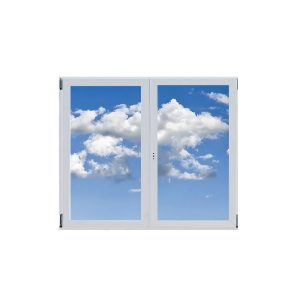 Középen felnyíló; nyíló+nyíló-bukó ablakok - 120×150, Fenstherm Plus Schüco 7 kamrás 3 rétegű üveggel