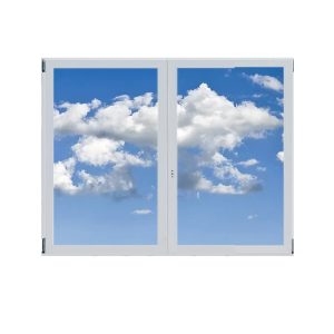 Középen felnyíló; nyíló+nyíló-bukó ablakok - 180×150, Fenstherm Plus Schüco 7 kamrás 3 rétegű üveggel