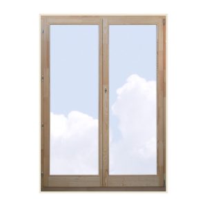 Borovi Nyíló-bukó erkélyajtók - 180×210, 78mm háromrétegű - Natúr kezeletlen