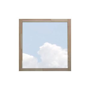 Borovi Fix ablakok; erkélyfalak - 120×120, 68mm kétrétegű - Natúr kezeletlen