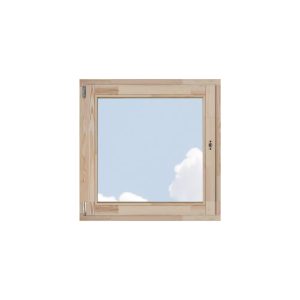 Borovi Nyíló-bukó ablakok - 60×60, 68mm kétrétegű - Natúr kezeletlen