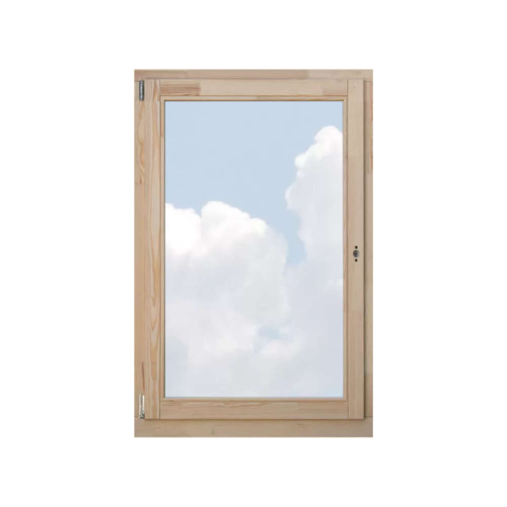 Borovi Nyíló-bukó ablakok - 60×120, 68mm kétrétegű - Natúr kezeletlen