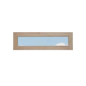 Borovi Felülvilágítók - 100×30 fix, 68mm kétrétegű - víztiszta üveg - Natúr kezeletlen
