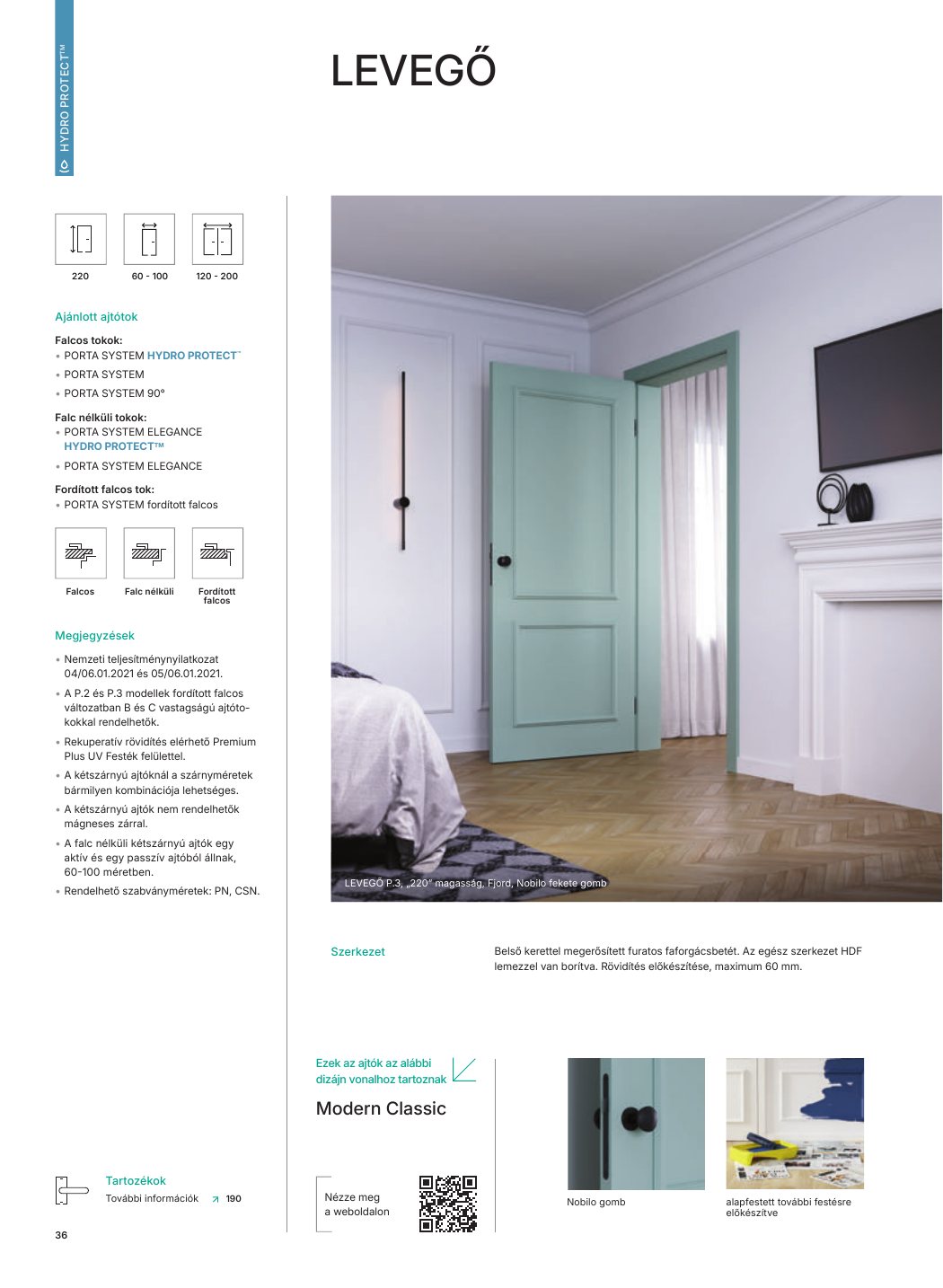 LEVEGŐ katalóguslap – PORTA 2026