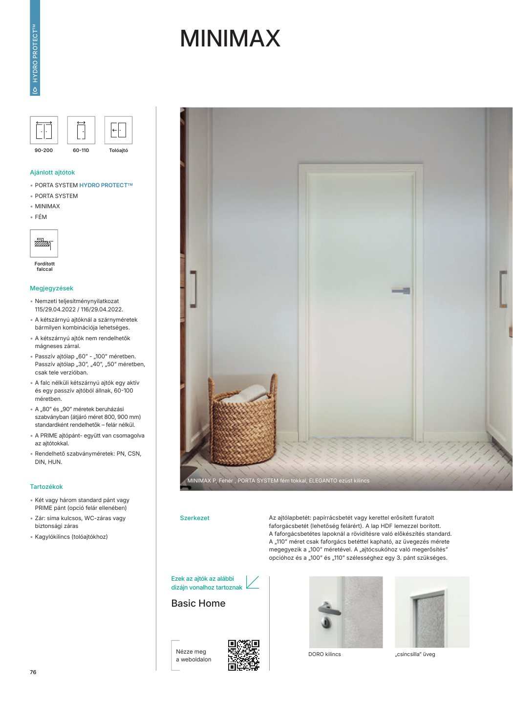 MINIMAX – Basic Home katalóguslap – PORTA 2026
