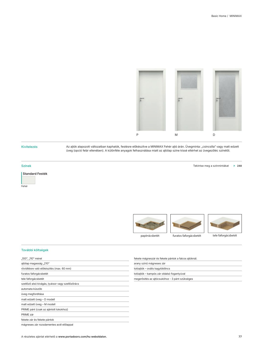 MINIMAX – Basic Home katalóguslap – PORTA 2026