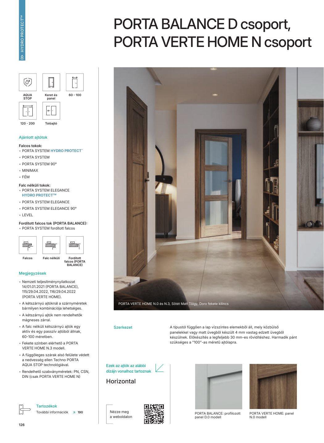 PORTA BALANCE D / VERTE HOME N katalóguslap – PORTA 2026
