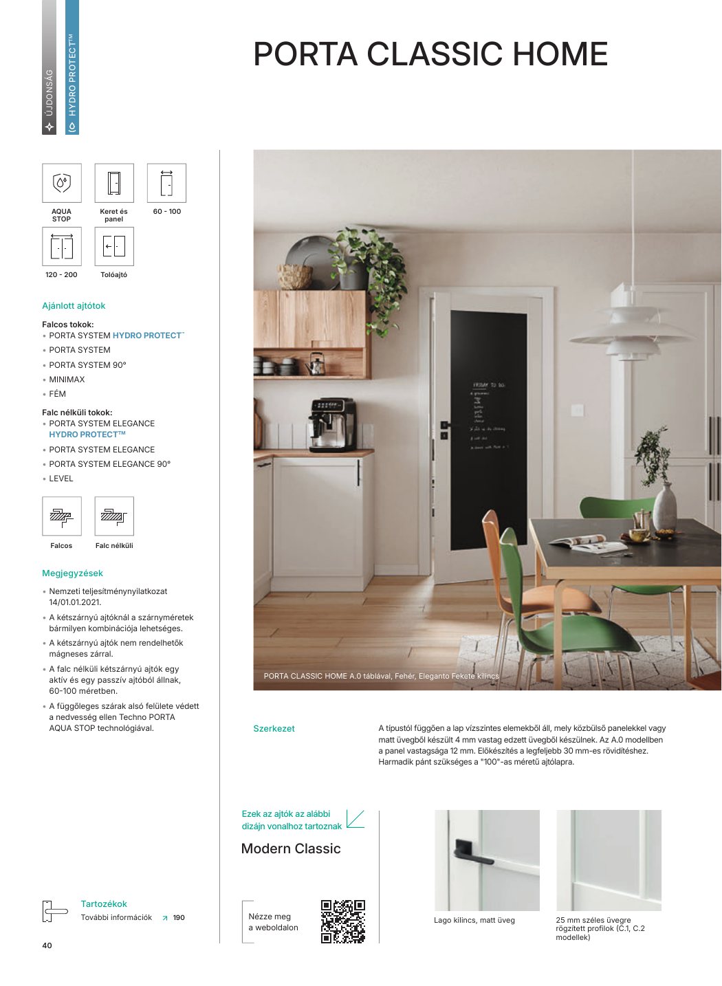 PORTA CLASSIC HOME katalóguslap – PORTA 2026