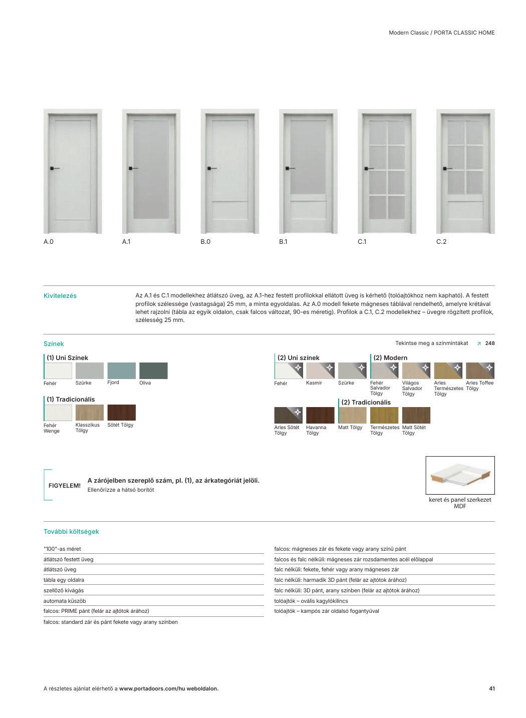 PORTA CLASSIC HOME katalóguslap – PORTA 2026