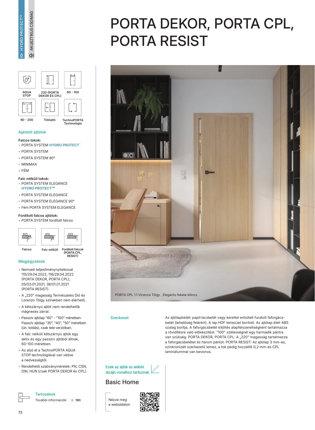 PORTA DEKOR / PORTA CPL / PORTA RESIST katalóguslap – PORTA 2026