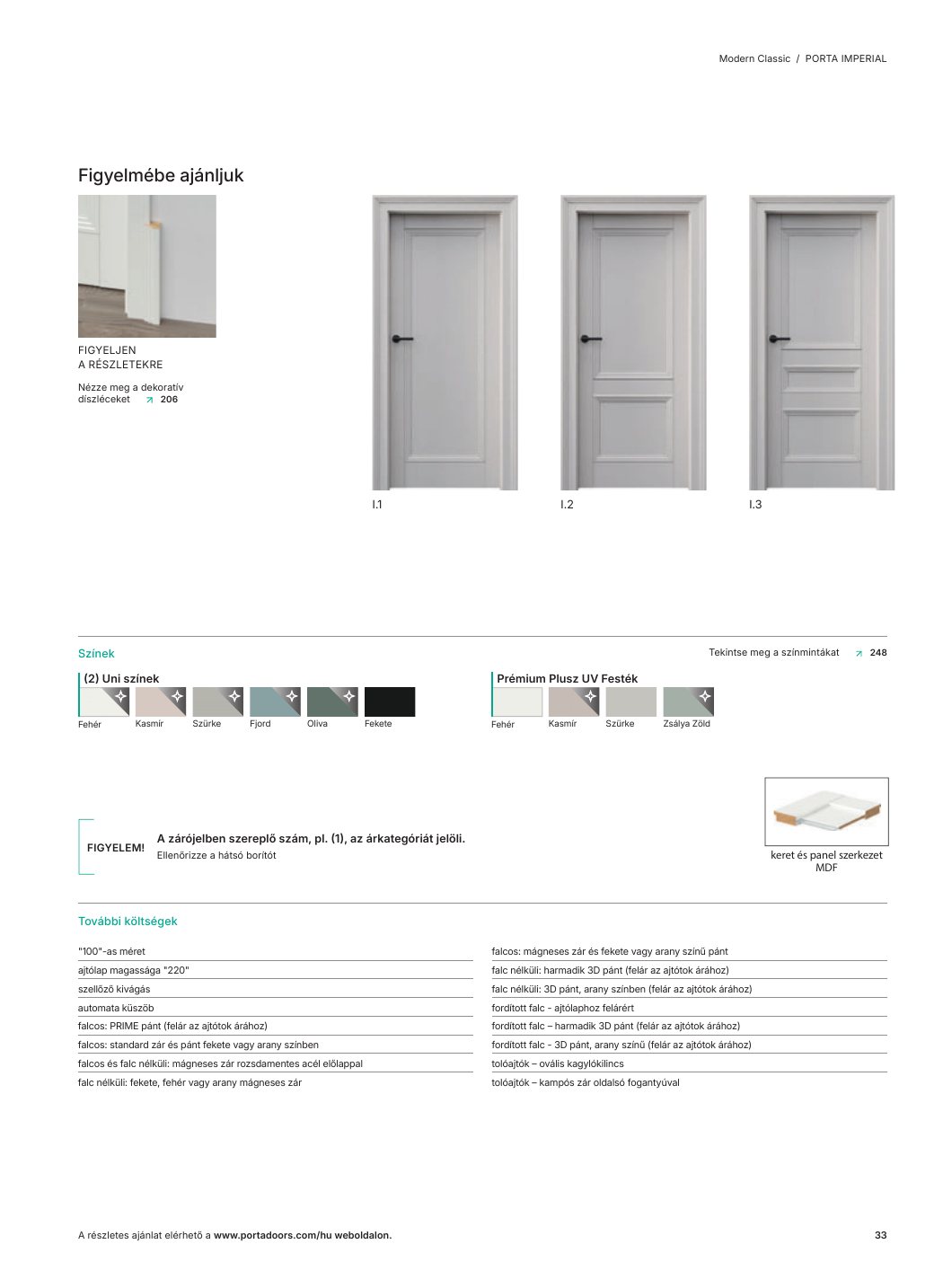 PORTA IMPERIAL katalóguslap – PORTA 2026