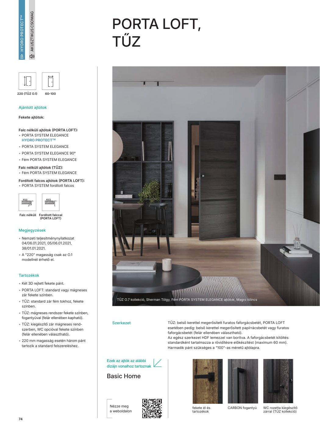PORTA LOFT / TŰZ katalóguslap – PORTA 2026