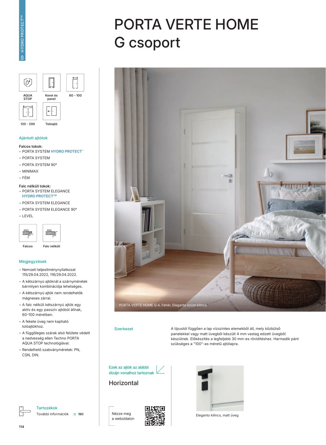 PORTA VERTE HOME G katalóguslap – PORTA 2026