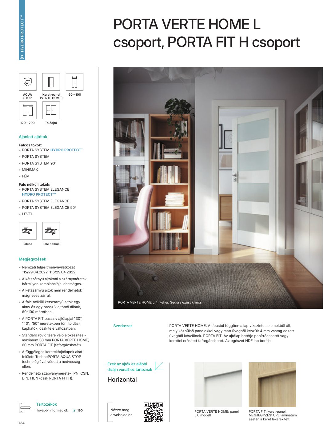 PORTA VERTE HOME L / PORTA FIT H katalóguslap – PORTA 2026